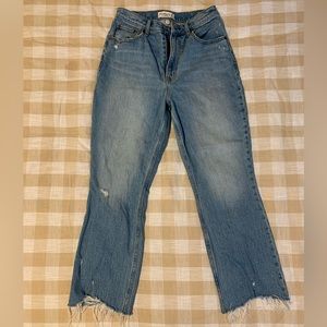 A&F Distressed Jeans